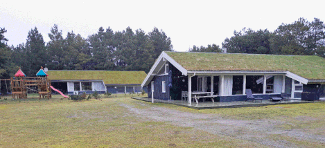 græstørv på sommerhus